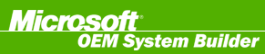 Zertifizierung: Ofizieller Microsoft OEM Systembuilder